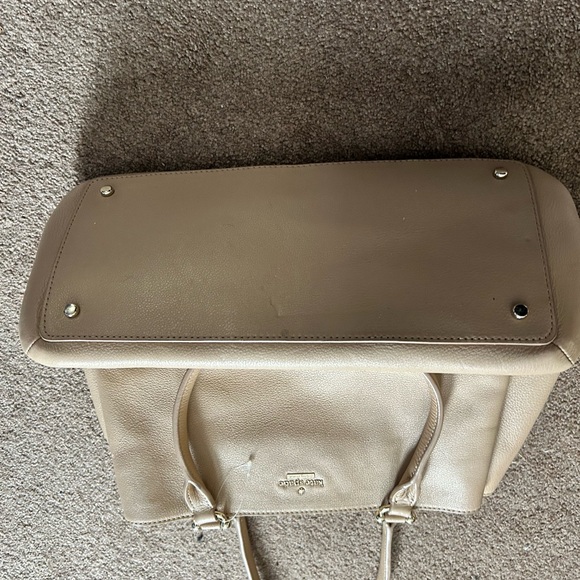 Kate Spade Beige Leather Tote Bag - Picture 10 of 10